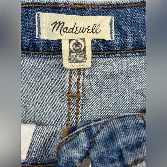 Madewell The High Rise Slim Crop Boyjean in Lavern Wash - Picture 10 of 16